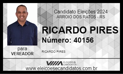 Candidato RICARDO PIRES 2024 - ARROIO DOS RATOS - Eleições