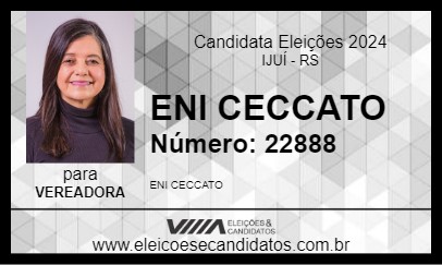 Candidato ENI CECCATO 2024 - IJUÍ - Eleições