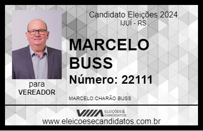 Candidato MARCELO BUSS 2024 - IJUÍ - Eleições