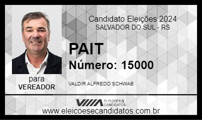 Candidato PAIT 2024 - SALVADOR DO SUL - Eleições