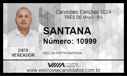 Candidato SANTANA 2024 - TRÊS DE MAIO - Eleições