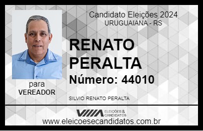 Candidato RENATO PERALTA 2024 - URUGUAIANA - Eleições