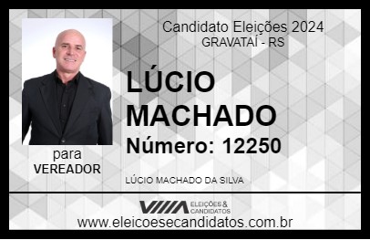 Candidato LÚCIO MACHADO 2024 - GRAVATAÍ - Eleições