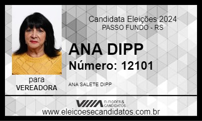 Candidato ANA DIPP 2024 - PASSO FUNDO - Eleições