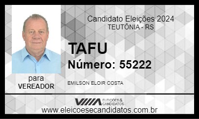 Candidato TAFU 2024 - TEUTÔNIA - Eleições