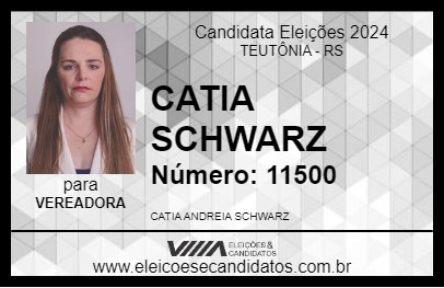 Candidato CATIA SCHWARZ 2024 - TEUTÔNIA - Eleições