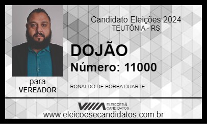 Candidato DOJÃO 2024 - TEUTÔNIA - Eleições