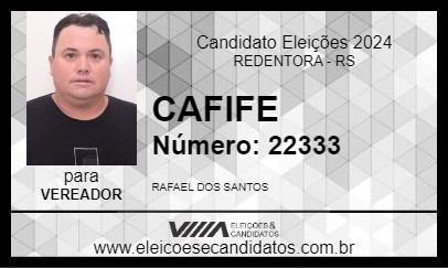 Candidato CAFIFE 2024 - REDENTORA - Eleições