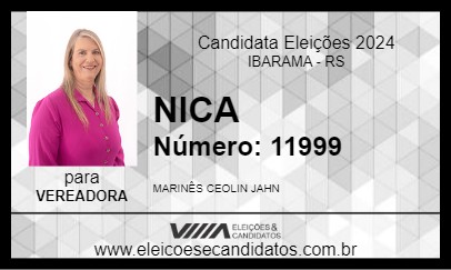 Candidato NICA 2024 - IBARAMA - Eleições