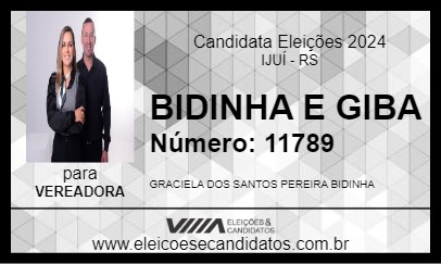 Candidato BIDINHA E COLETIVO 2024 - IJUÍ - Eleições