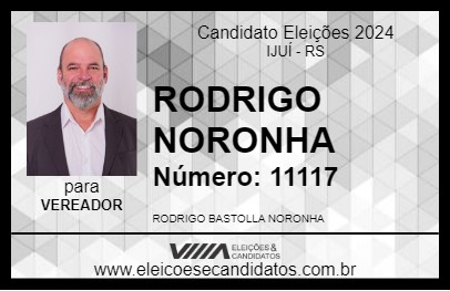 Candidato RODRIGO NORONHA 2024 - IJUÍ - Eleições