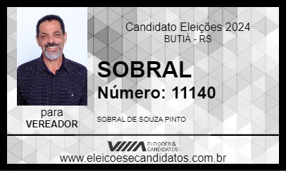 Candidato SOBRAL 2024 - BUTIÁ - Eleições