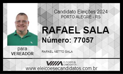 Candidato RAFAEL SALA 2024 - PORTO ALEGRE - Eleições