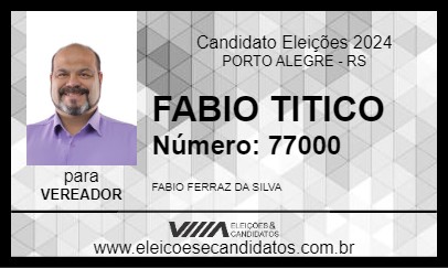 Candidato FABIO TITICO 2024 - PORTO ALEGRE - Eleições