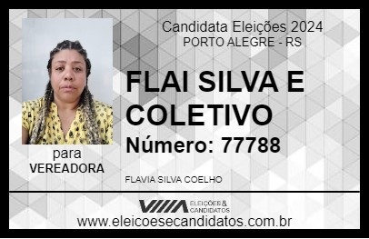 Candidato FLAI SILVA E COLETIVO 2024 - PORTO ALEGRE - Eleições