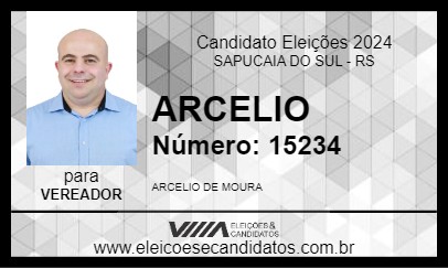 Candidato ARCELIO 2024 - SAPUCAIA DO SUL - Eleições