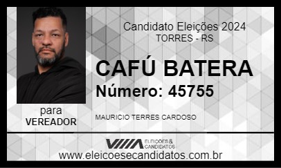 Candidato CAFÚ BATERA 2024 - TORRES - Eleições