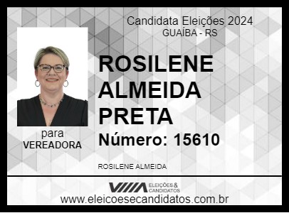 Candidato ROSILENE ALMEIDA - ROSI 2024 - GUAÍBA - Eleições