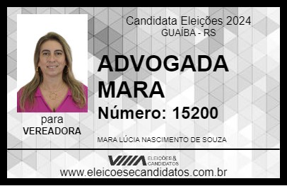 Candidato MARA ADVOGADA 2024 - GUAÍBA - Eleições