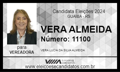 Candidato VERA ALMEIDA 2024 - GUAÍBA - Eleições