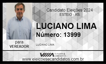 Candidato LUCIANO LIMA 2024 - ESTEIO - Eleições