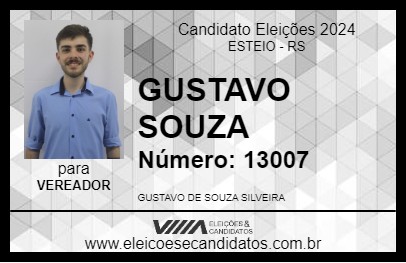 Candidato GUSTAVO SOUZA 2024 - ESTEIO - Eleições