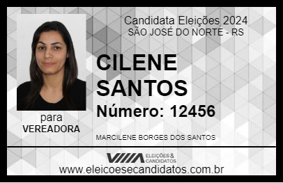 Candidato CILENE SANTOS 2024 - SÃO JOSÉ DO NORTE - Eleições