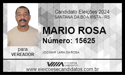 Candidato MARIO ROSA 2024 - SANTANA DA BOA VISTA - Eleições