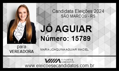 Candidato JÔ AGUIAR 2024 - SÃO MARCOS - Eleições