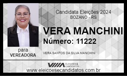 Candidato VERA MANCHINI 2024 - BOZANO - Eleições