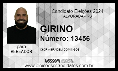 Candidato GIRINO 2024 - ALVORADA - Eleições