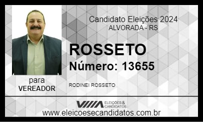 Candidato ROSSETO 2024 - ALVORADA - Eleições