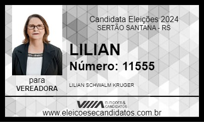 Candidato LILIAN 2024 - SERTÃO SANTANA - Eleições