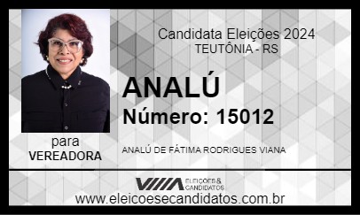 Candidato ANALÚ 2024 - TEUTÔNIA - Eleições