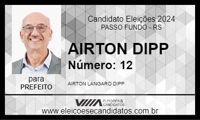 Candidato AIRTON DIPP 2024 - PASSO FUNDO - Eleições