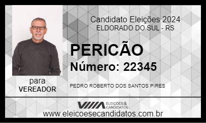 Candidato PERICÃO 2024 - ELDORADO DO SUL - Eleições