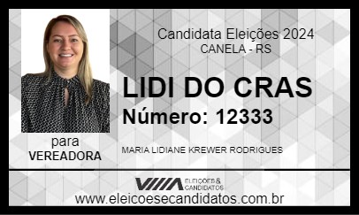 Candidato LIDI DO POVO 2024 - CANELA - Eleições