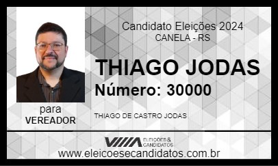 Candidato THIAGO JODAS 2024 - CANELA - Eleições