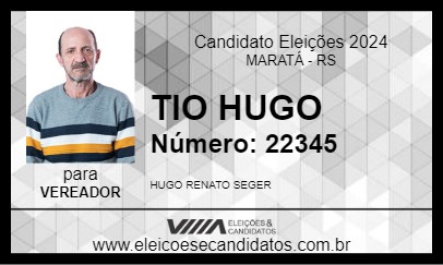 Candidato TIO HUGO 2024 - MARATÁ - Eleições