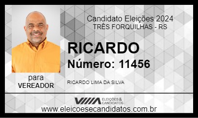 Candidato RICARDO 2024 - TRÊS FORQUILHAS - Eleições