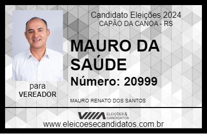 Candidato MAURO DA SAÚDE 2024 - CAPÃO DA CANOA - Eleições