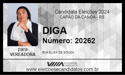 Candidato DIGA 2024 - CAPÃO DA CANOA - Eleições