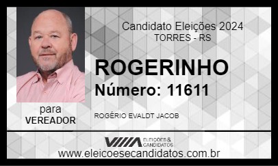 Candidato ROGERINHO 2024 - TORRES - Eleições