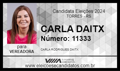 Candidato CARLA DAITX 2024 - TORRES - Eleições