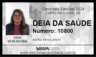 Candidato DEIA DA SAÚDE 2024 - CAPÃO DA CANOA - Eleições