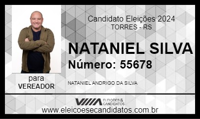 Candidato NATANIEL SILVA 2024 - TORRES - Eleições