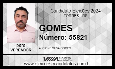 Candidato GOMES 2024 - TORRES - Eleições