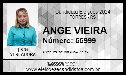 Candidato ANGE VIEIRA 2024 - TORRES - Eleições