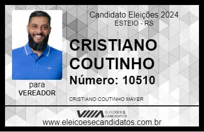 Candidato CRISTIANO COUTINHO 2024 - ESTEIO - Eleições