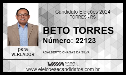 Candidato BETO TORRES 2024 - TORRES - Eleições